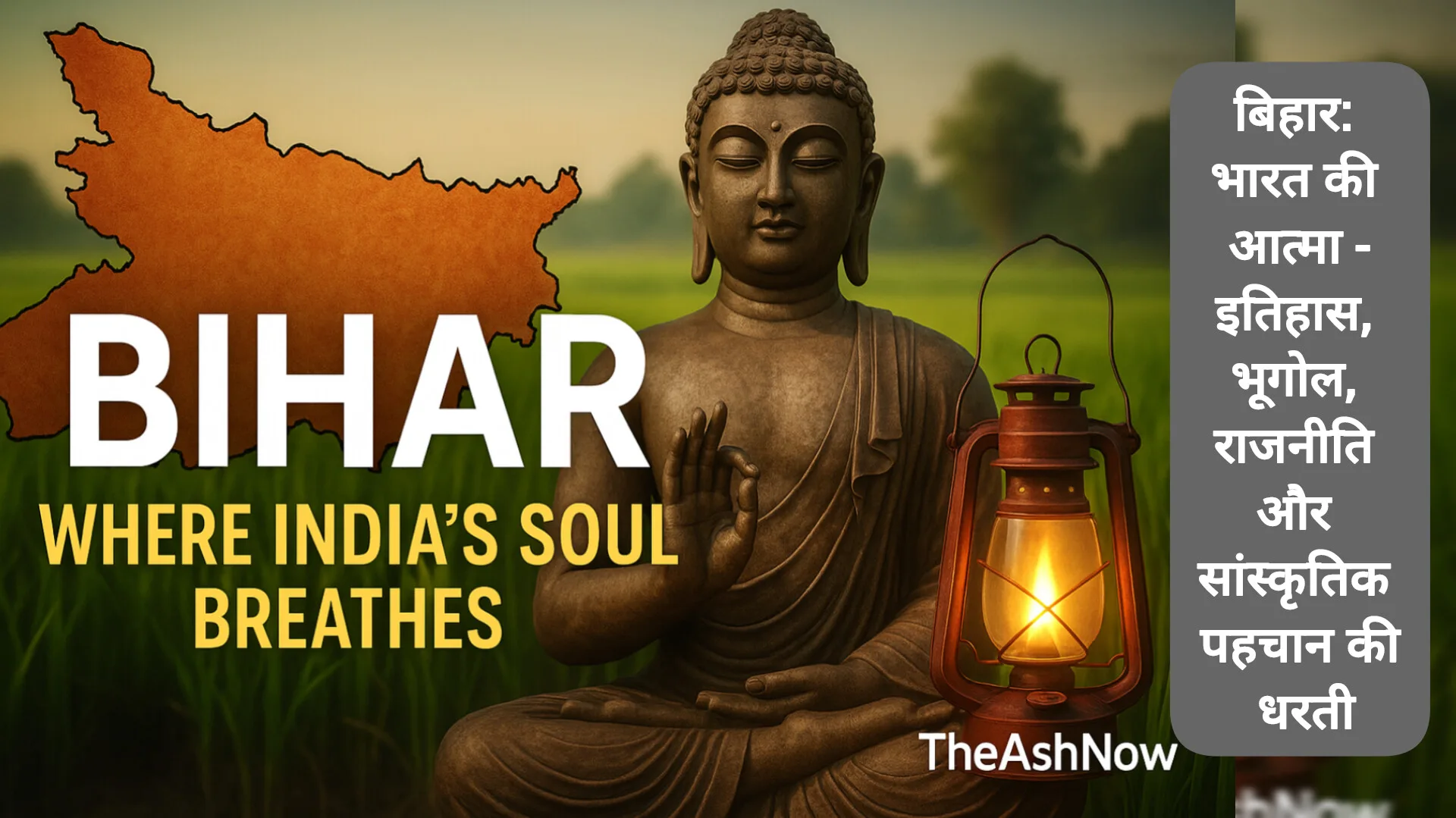 बिहार भारत की आत्मा - इतिहास, भूगोल, राजनीति और सांस्कृतिक पहचान की धरती
