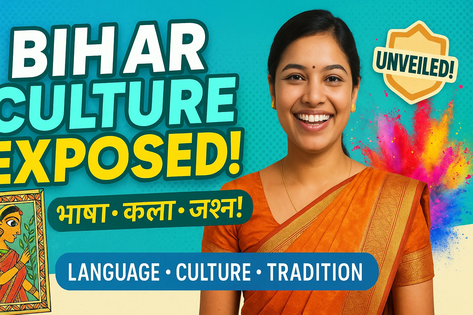 हम बिहारवासी भाषाओं व संस्कृतियों की धरोहर हमारा बिहार
